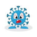 Evil monster molecule coronavirus COVID-19